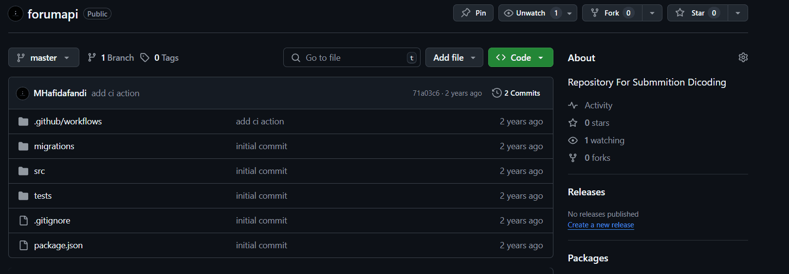 Forum Api Submition Dicoding